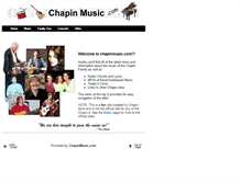 Tablet Screenshot of chapinmusic.com